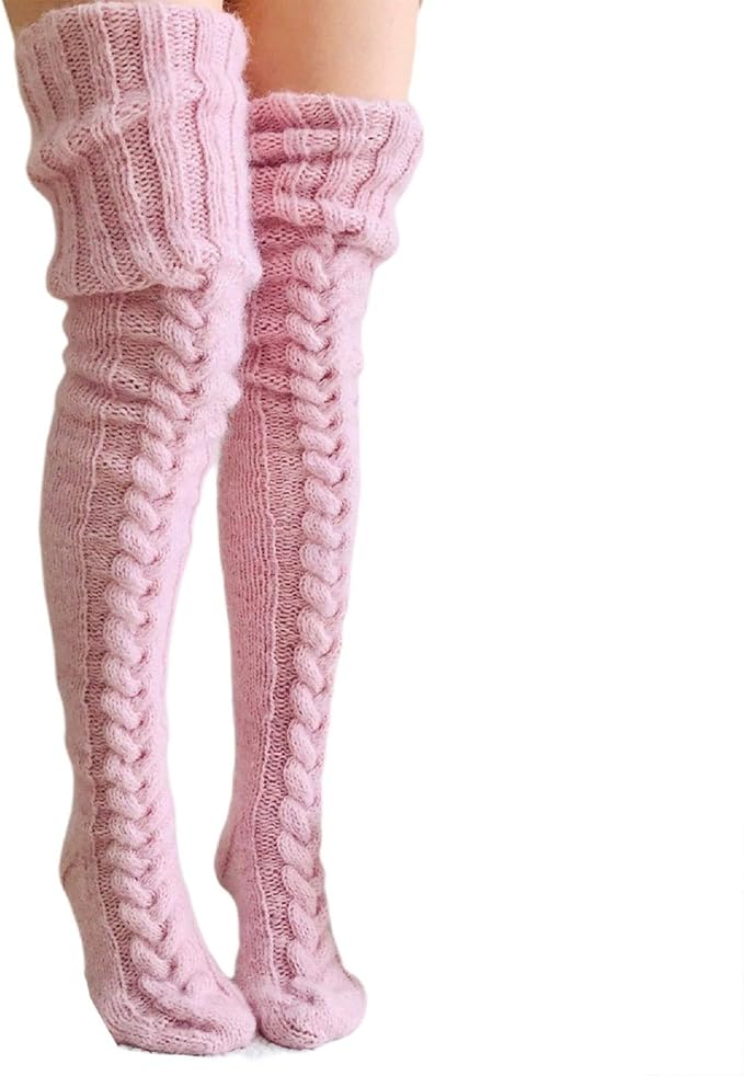 Cozy Over-Knee Thigh High Stockings – Warm & Stylish Winter Socks for Women
